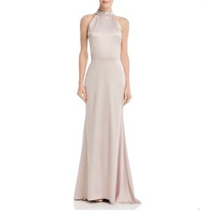Avery G Embellished Satin Gown sz 4